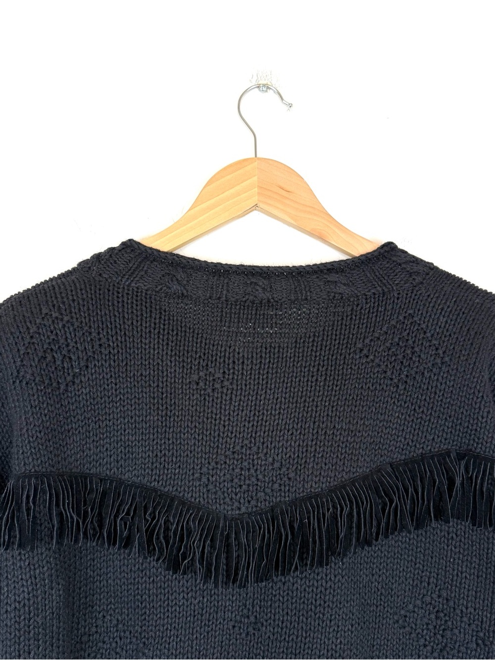 Susan Bristol Vintage 1995 Cowboy Boot Fringe Cardigan - Picture 8 of 8